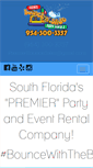 Mobile Screenshot of premierbouncenslide.com